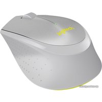 Мышь Logitech M330 Silent Plus (серый/желтый)