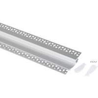 Алюминиевый профиль ЭРА Комплект с анодированным профилем под штукатурку ЭРА 9818 98х18.8мм 2.5м