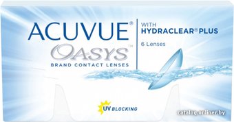Контактные линзы Acuvue Oasys with Hydraclear Plus -5.75 дптр 8.8 мм