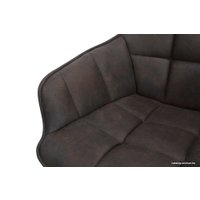 Стул с подлокотниками Aero B815-m COW Shoko BK (экокожа, шоколад)