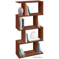 Стеллаж Polini Kids Home Smart фигурный 4 секции 0002273.76 (винтаж)