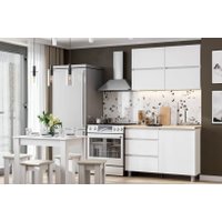 Готовая кухня Mio Tesoro Токио 1.2 (белый текстурный/дуб сонома) в Солигорске