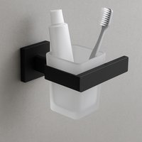 Стакан для зубной щетки и пасты Lauter 21SH71062 (Matt Black)
