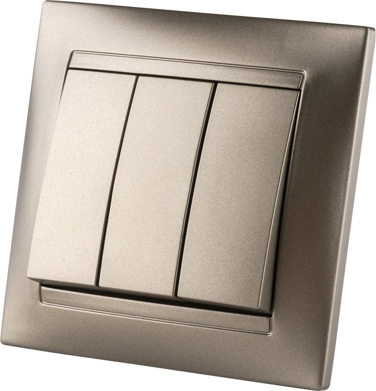 

Выключатель TDM Electric Лама SQ1815-0703 (бронза)