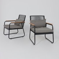 Набор садовой мебели AksHome Gardenia (черный)