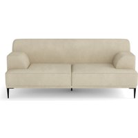 Диван Олмеко Бергамо 2-х местный (велюр, барни ваниль)
