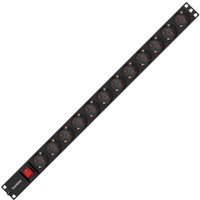 Блок розеток ExeGate ServerPro PDU-V120 Al-12S-EU2.5-SW