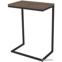 Приставной столик TMB Loft Роксет ЛДСП 500x300 (дуб денвер трюфель/черный)