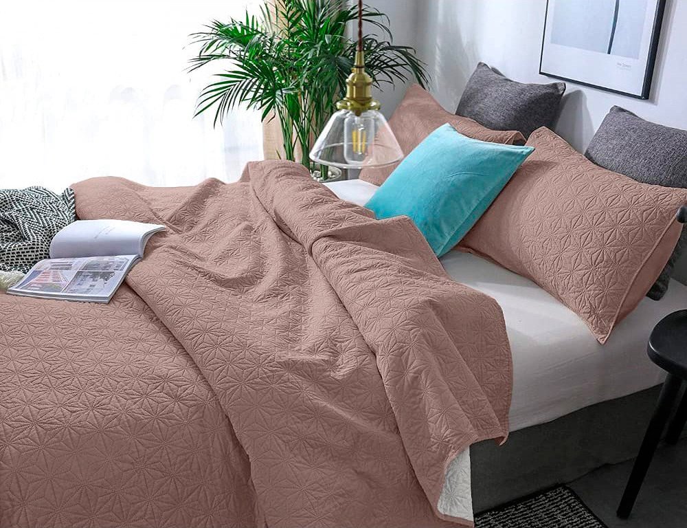 

Покрывало Bellissimo Pallada 140х200 25290542-98P (серо-розовый)