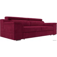 Диван Лига диванов Лига-003 117112 (микровельвет бордовый)