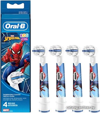 Сменная насадка Oral-B Kids EB10S Spiderman (4 шт)
