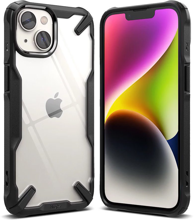 

Чехол для телефона Ringke Fusion-X iPhone 14 (черный)