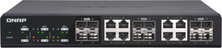 

Неуправляемый коммутатор QNAP QSW-1208-8C