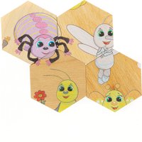 Развивающая игра Десятое королевство Занимательные соты. Букашки 00784