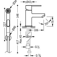 Смеситель Tres Lex 181113