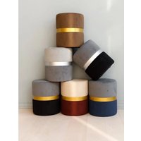 Пуфик DreamBag Колорадо (Бежево-бордовый)