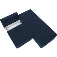 Угловой диван Лига диванов Лига-060 НПБ угол универсальный 129499 (шенилл Rimini 10 синий)