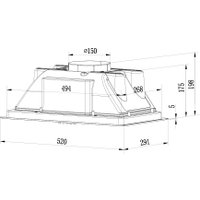 Кухонная вытяжка Weissgauff BOX 900 PB BL