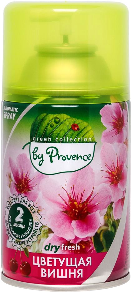 

Сменный блок для освежителя воздуха Green collection by Provence Цветущая вишня 250 мл