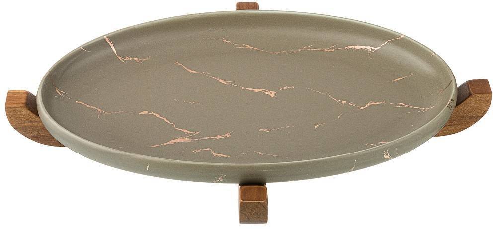 

Блюдо Lefard Золотой Мрамор 412-129 (серый)
