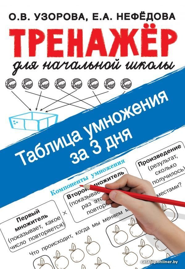 Книга издательства АСТ. Таблица умножения за 3 дня