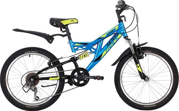 

Детский велосипед Novatrack Shark 20 20SS6V.SHARK.BL20 (синий/черный, 2020)
