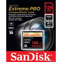 Карта памяти SanDisk Extreme Pro CompactFlash 128GB [SDCFXPS-128G-X46]