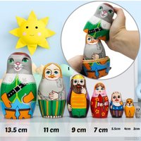 Развивающая игра Брестская Фабрика Сувениров Кот в сапогах 7341 (набор 7 шт)