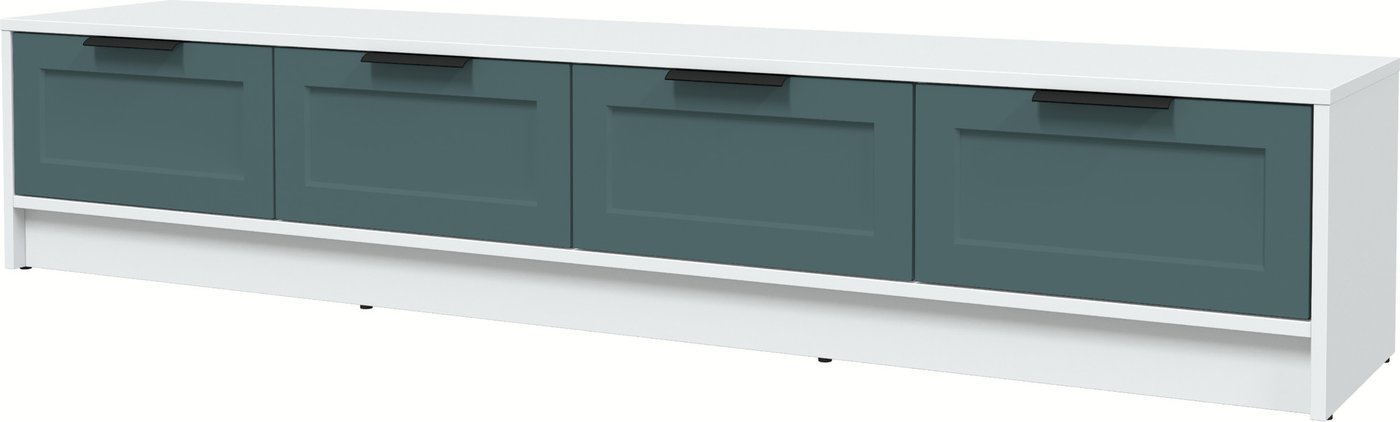 

Тумба Интерлиния ТВ Концепт Тренд КТ-ТВ4-35 (белый платинум/верде)