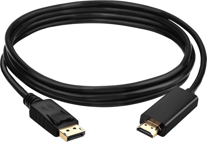 

Кабель USBTOP DisplayPort – HDMI FullHD 1080p (1.8 м, черный)