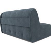 Диван Мебель-АРС Аккордеон Барон №2 ППУ 120x200 (велюр серый/синий HB-178/26)