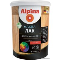 Лак Alpina Аква для стен и потолков (глянцевый, 0.9 л)
