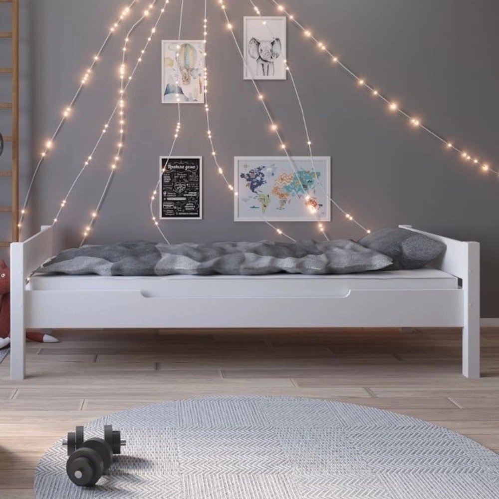 

Кровать ММЦ Амелия 90x200 (белый воск)