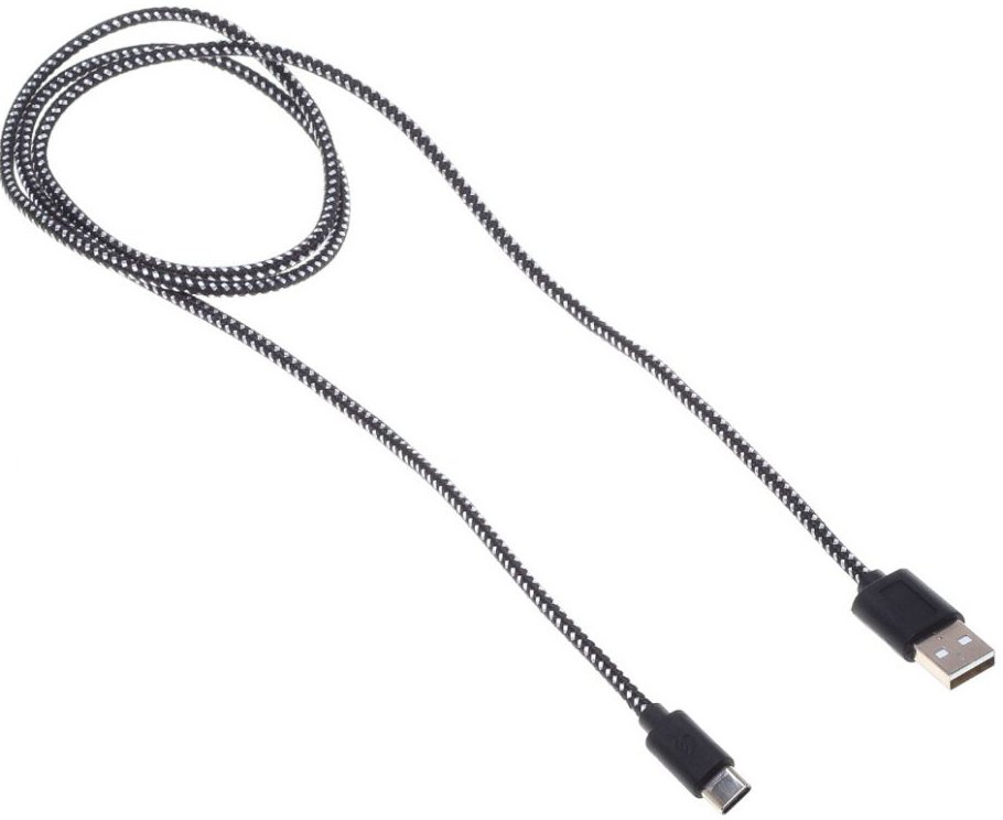 

Кабель Buro USB Am Usb Type-C 1м (черный)