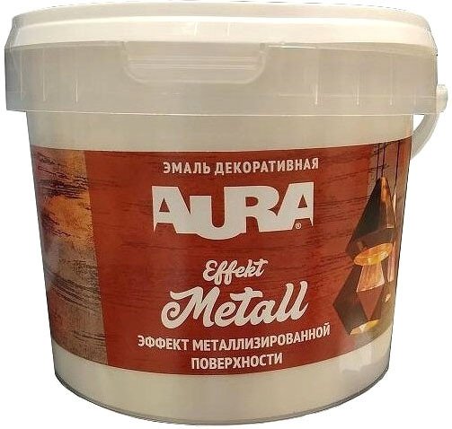 

Эмаль Aura Dekor Effekt Metall (0.8кг, металл)