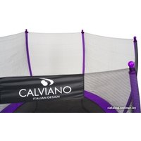 Батут Calviano Outside Master Purple 252 см - 8ft (внешняя сетка, с лестницей)