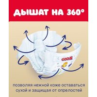 Подгузники Goo.N Premium Soft NB 2-5 кг (72 шт)