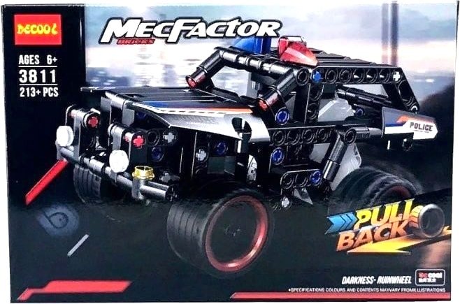 

Конструктор Decool MecFactor 3811 Полицейский внедорожник