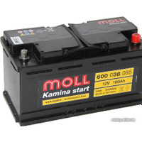 Автомобильный аккумулятор MOLL Kamina start 600 038 085 (100 А·ч)