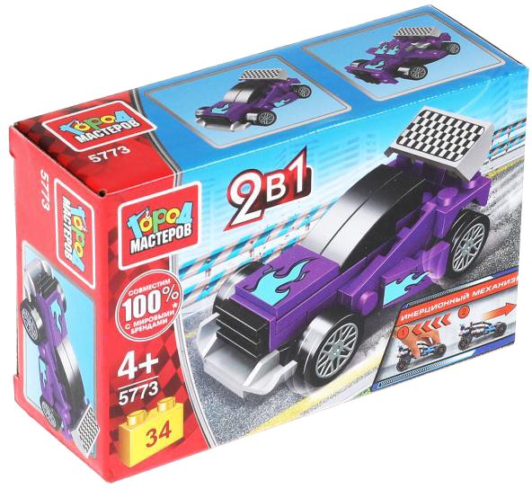 

Конструктор Город мастеров 2 в 1 5773-BY Спорткар