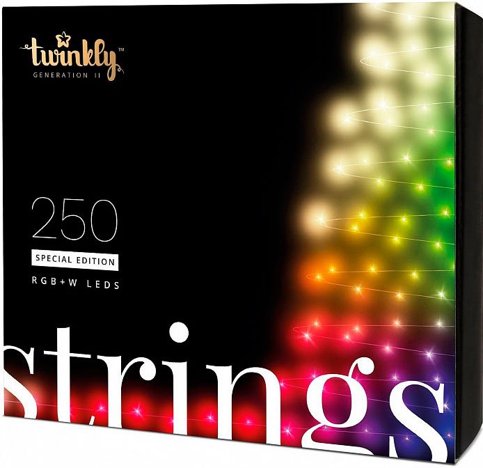 

Новогодняя гирлянда Twinkly Strings 250 LED Special Edition с Wi-Fi и Bluetooth