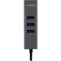 USB-хаб Digma DLA-GEUCH3