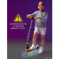 Двухколесный детский самокат Amarobaby Energy AB23-27ENE/0912 (черный/коричневый)