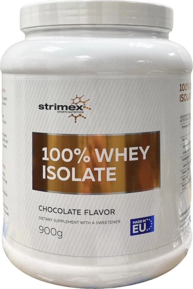 Протеин сывороточный (изолят) Strimex 100% Whey Isolate (900 г, шоколад)