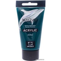 Акриловая краска Малевичъ Matisso 617072 (60 мл, зеленый фц)