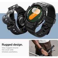 Ремешок Spigen Rugged Armor Pro для Samsung Galaxy Watch7 44 мм ACS08338 (черный)
