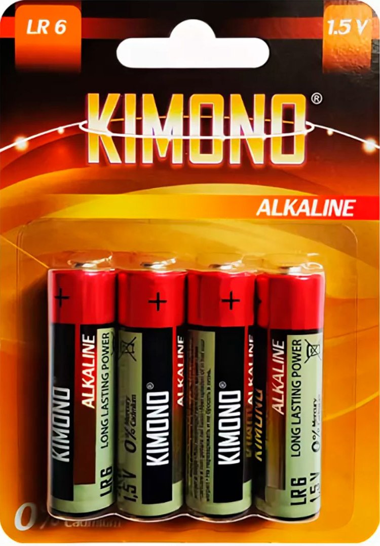 

Батарейка Kimono Alkaline R03/BL4 AAA 4шт