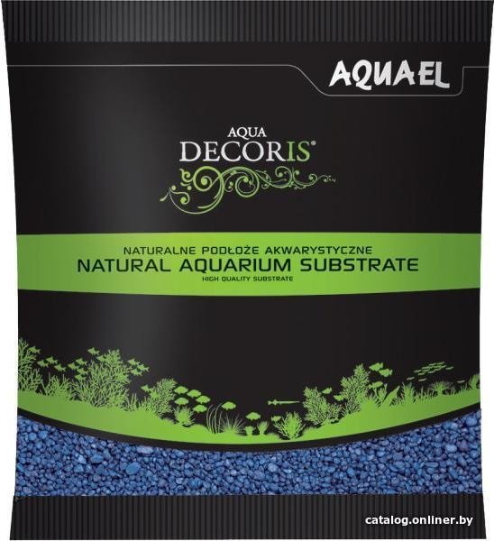 Грунт AquaEl Aqua Decoris 2-3 мм 1 кг (синий)
