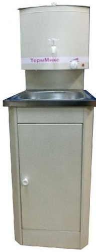 Умывальник для дачи ТермМикс Умывальник с тумбой Белое золото (с подогревом воды)