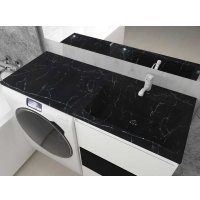 Умывальник Marko Марсал 130 R (черный мрамор)
